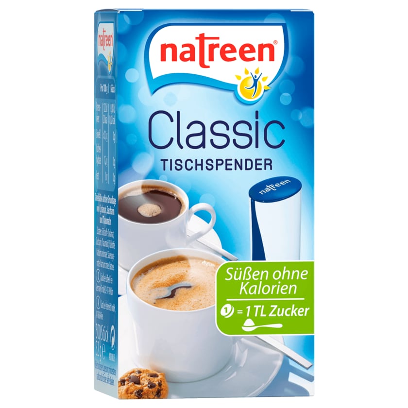 Natreen Classic Süßstoff Tabletten Spender 500 Stück
